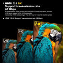 NÖRDIC vinklet HDMI 2.1-adapter 8K60Hz 4K120Hz HDR