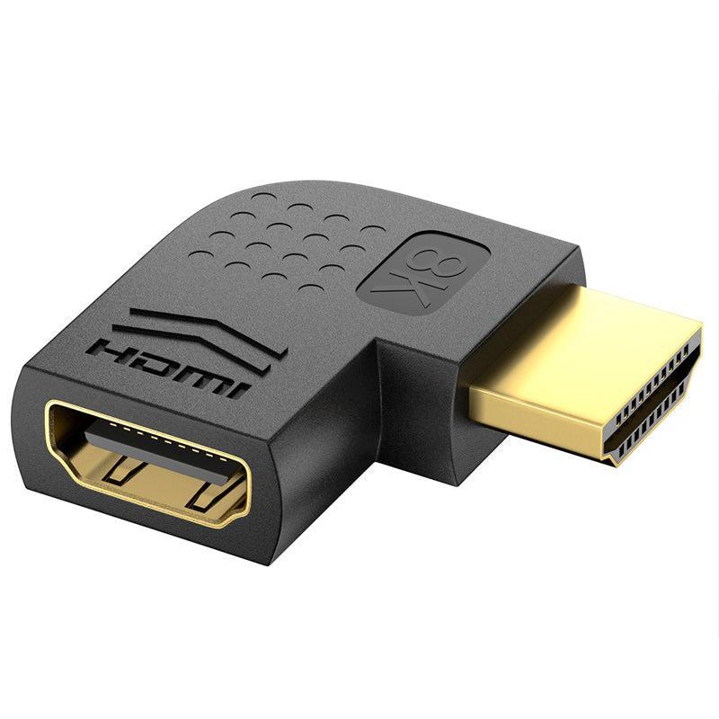 NÖRDIC vinklet HDMI 2.1-adapter 8K60Hz 4K120Hz HDR