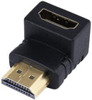 NÖRDIC vinklet HDMI 4K-adapter mandlige til kvindelige 270 grader