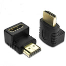 NÖRDIC vinklet HDMI 4K-adapter mandlige til kvindelige 270 grader