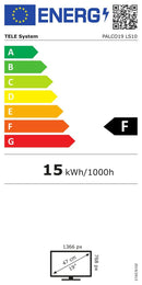 PALCO 19 tommer HD TV 12V DC 100-240V til bådcampingvogn autocamper DVB-T2 DVB-S2 VESA 75x75 PALCO19LS10