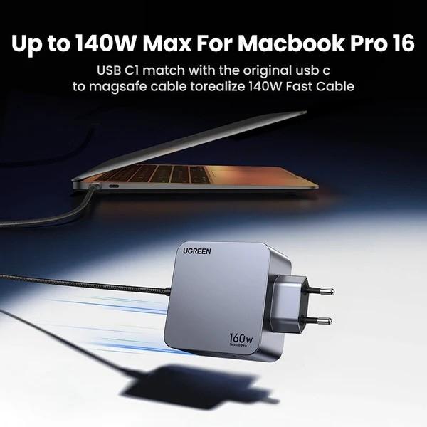 UGREEN 160W USB C-oplader Nexode X, PD 3.1 4-Port GaN-oplader