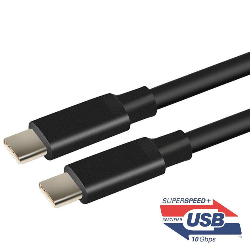 USB IF-certificeret 1m USB3.2 Gen2 SuperSpeed USB 10Gbps USB-C til C-kabel med strømforsyning 100W, 4K60Hz video og Emarker