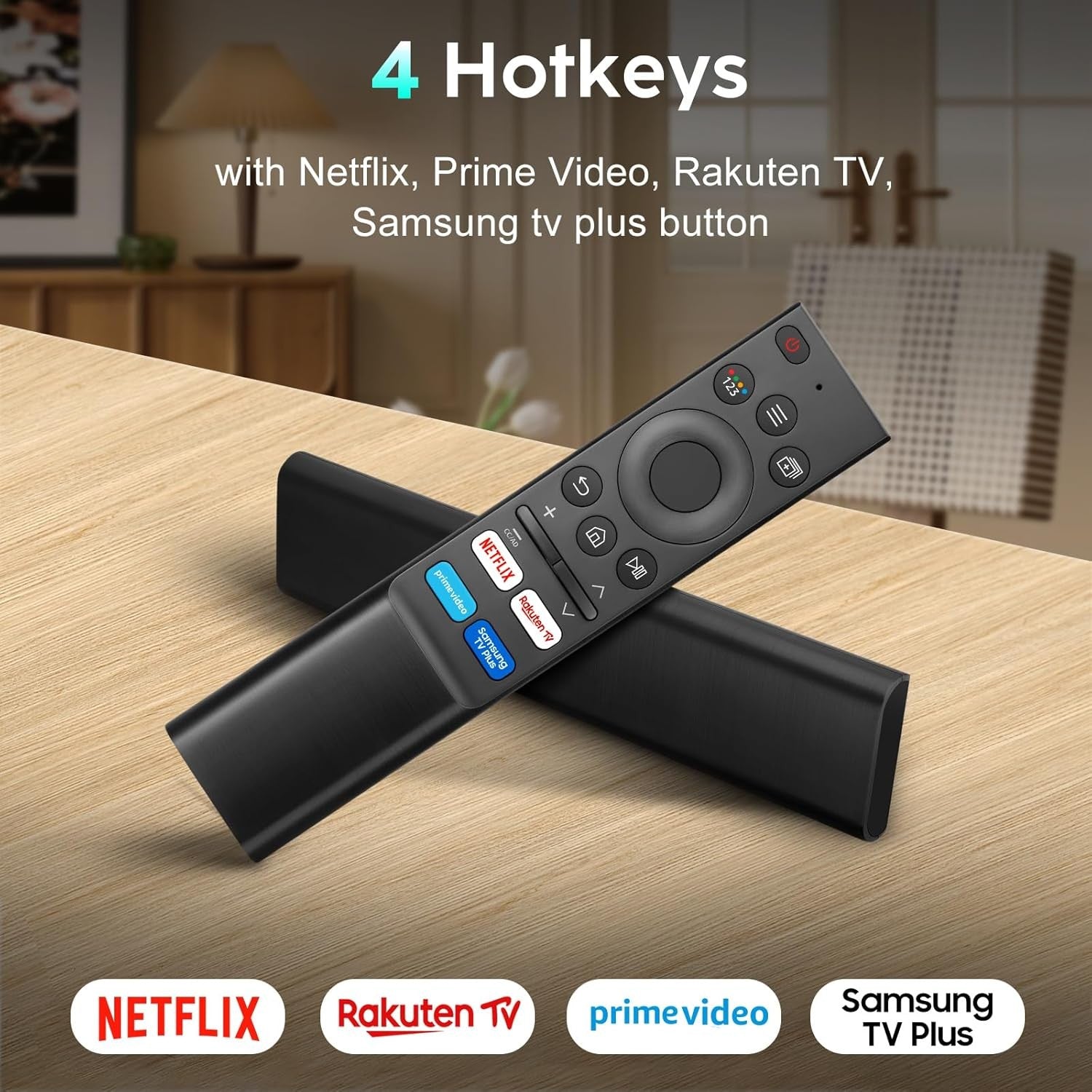 Universal Remote Control for Samsung Smart TV for all original Samsung remote controls, no pairing required, easy to use