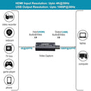 Videooptagelse USB 2.0 HDMI 4K 30Hz