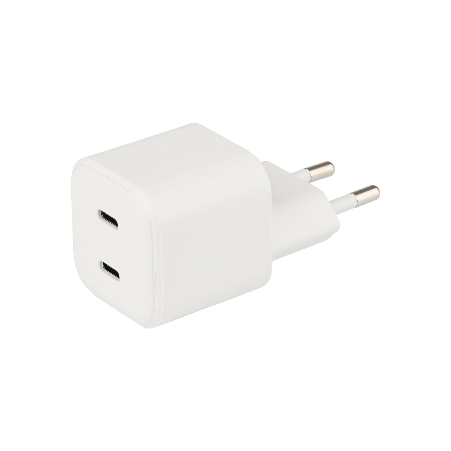 Vægoplader 2xUSB-C 35W PD Nano PPS