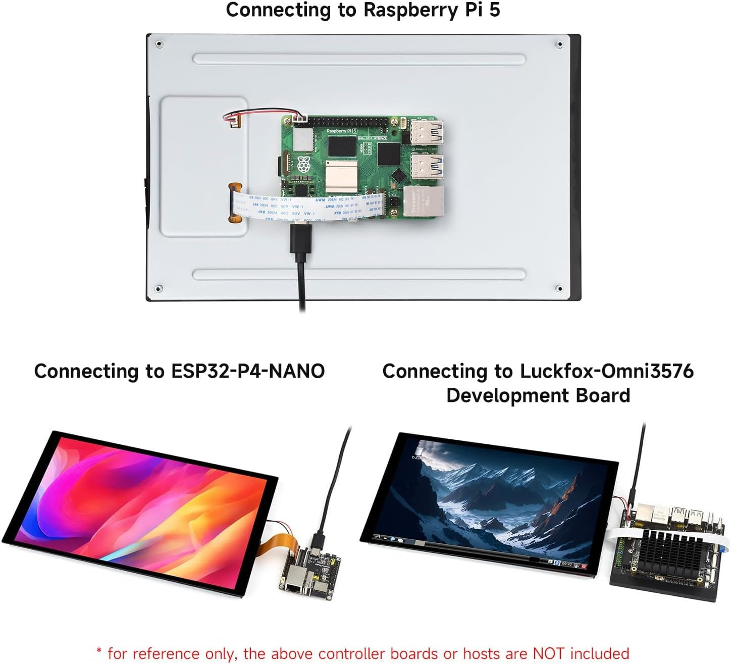 Waveshare 10.1 inch DSI Capacitive Touch Display, 800 x 1280, IPS Panel, Optical Bonding Toughened Glass Panel, for Raspberry Pi/RK3576/RK3506/ESP32-P4